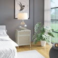 thumbnail image 1 of Twin Star Home Coastal 1-Drawer Night Stand with USB Charging, 1 of 12