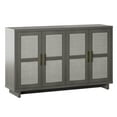thumbnail image 1 of Twin Star Home Coastal Sideboard with Linen Inspired Accents, 1 of 11