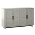 thumbnail image 1 of Twin Star Home Coastal Sideboard with Linen Inspired Accents, 1 of 11
