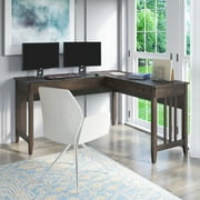 Twin Star Home Corner Desk with USB Charging Ports