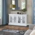 thumbnail image 1 of Twin Star Home Sideboard with Frosted Glass Doors, 1 of 7