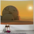 thumbnail image 1 of Twin Suns Planet Tapestry, Large Soft Flannel, Desert Globe Wall Hanging Tapestries for Living Room Bedroom Home Decor DSFS819, 1 of 6