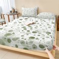 thumbnail image 1 of Twin Sze Fitted Sheet Set - Sage Green Polka Dot 2 Piece Bedding Sets 16" Deep Pocket Fitted Sheet with 1 Pillowcase, Modern Art Abstract Watercolor Dot Brushed Microfiber Hotel Luxury Bed Sheets, 1 of 9