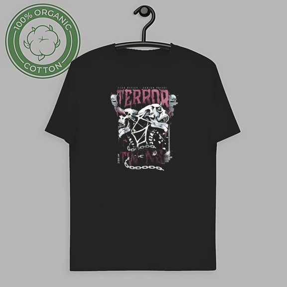 Twin Terror Graphic Tee, Dark Fun Design Shirt