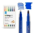 thumbnail image 1 of Twin-Tip&trade; Brush & Ultra Fine Markers, Carrying Case, Set of 12 Unique Colors, 1 of 6