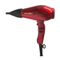 Twin Turbo Ionic Ceramic 2100 Watt Hair Dryer with a Nickel Chrome Heating Element and Multiple Temperature/Speed Settings and Cold Shot Feature