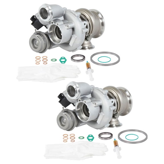 Twin Turbo Kit w/ Turbocharger Gaskets For BMW X5 X6 xDrive50i 550i 650i 750i & 750Li - BuyAutoParts