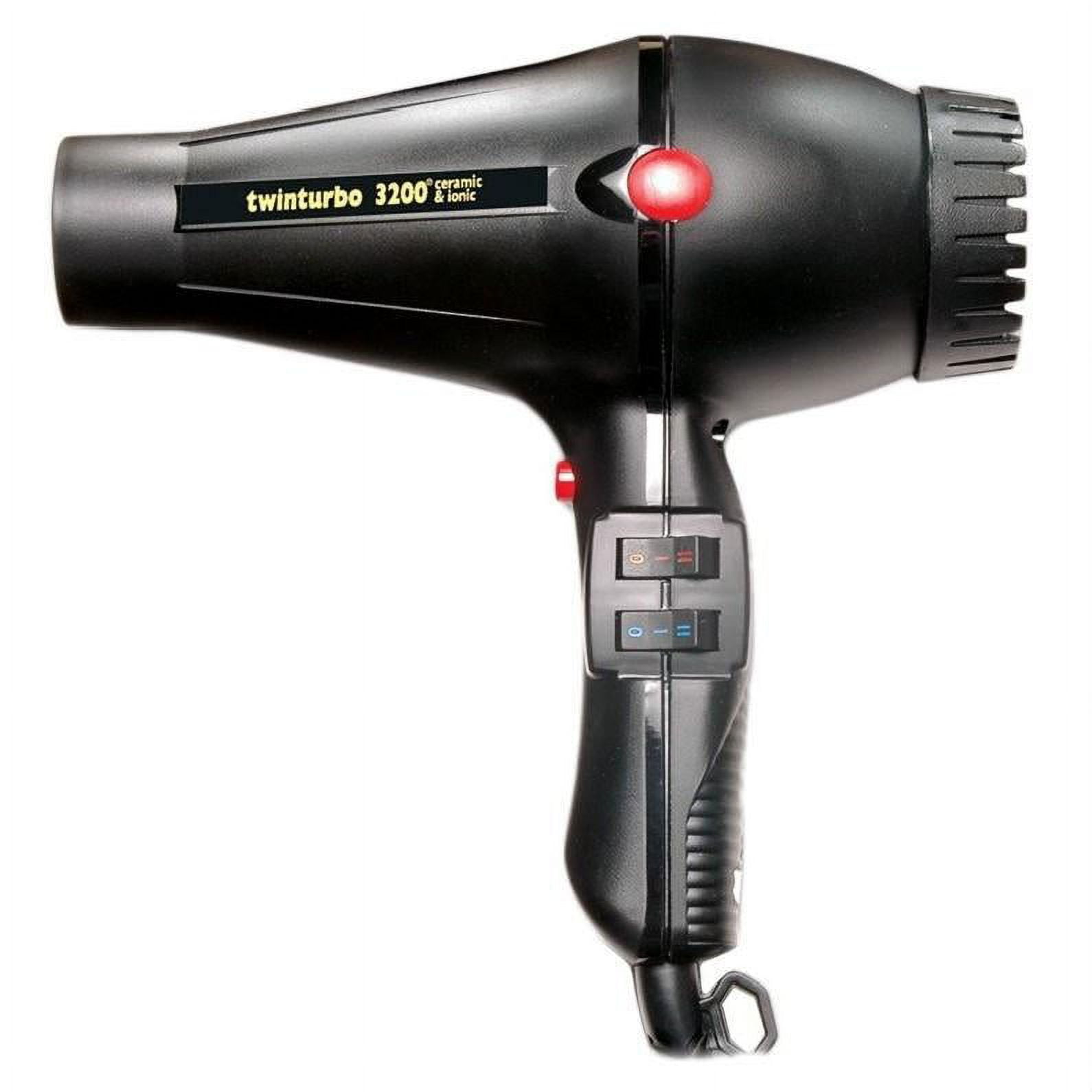 Twin Turbo Blow Power Travel Hair Dryer, 1900 Watt, Ultra Quiet