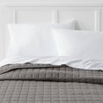 Twin/Twin Extra Long Jersey Quilt Black Heather Room Essentials