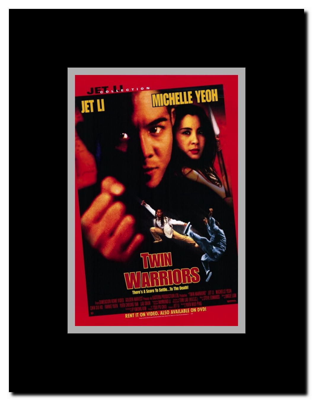 Twin Warriors Framed Movie Poster