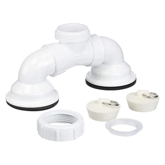 Twin Waste Assembly Replacement Part - Compatible with 26F, 26W, 27F & 27W Models - Durable Plastic Bin System - Home Kitchen Garbage Sorter