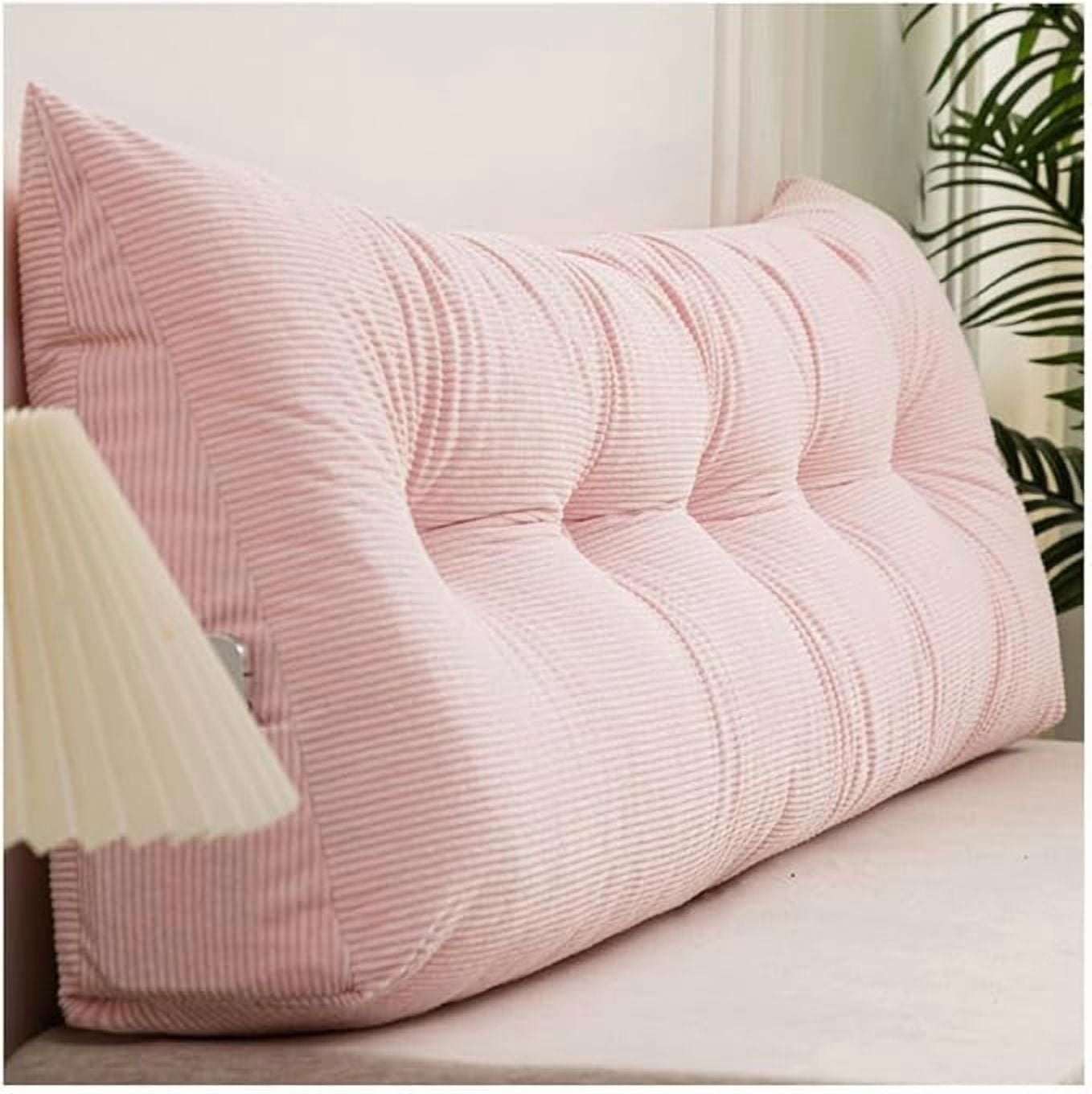 Twin Wedge Pillow Headboard College Dorm Bed Cushions Backrest ...