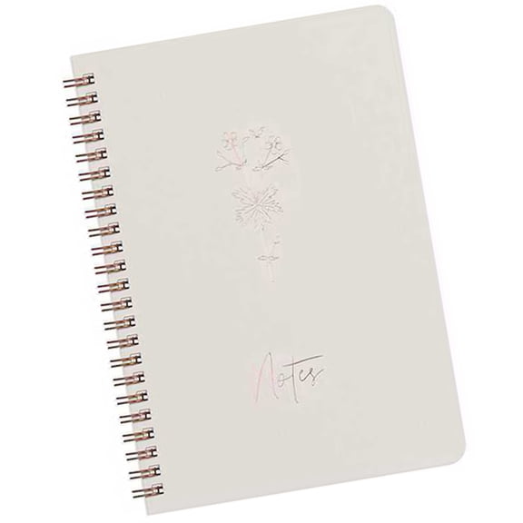 Twin-Wire Binding Notebook 120 Pages Wide Lined for Writing 14.8x21cm College Ruled Journal Notepads for School