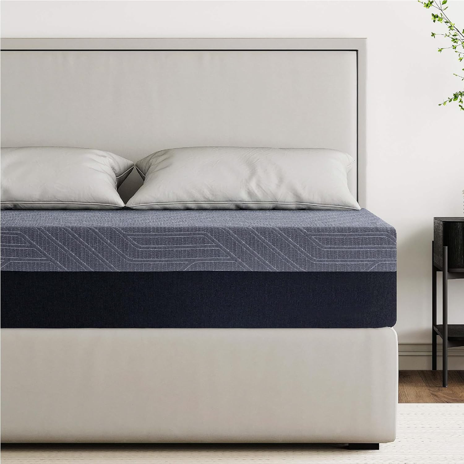Twin XL 10 Inch Memory Foam Mattress in a Box, Copper Mattress for Back