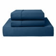thumbnail image 1 of PRATYUX Twin XL 3-PC (1 Fitted + 2 Pillowcases) Set 600-TC Egyptian, 25" Deep - Mediterranean Blue, 1 of 7