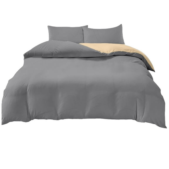 Twin XL Bedding Set, 4-Piece Sheet and Comforter Set with Pillowcases, Soft Washed Polyester for Comfort, Breathable and Machine Washable, Ideal for Dorm Use