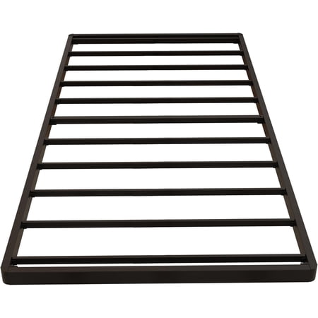 Twin XL Box Spring 2 Inch Low Profile, Heavy Duty Metal Box Spring Bed Base Bunkie Board, Mattress Foundation, Easy Assembly, Noise Free, Black