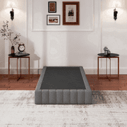 Twin XL Box Spring, 9 Inch Box Springs Basics Bed Base, Mattress Foundation, Black Heavy Duty Metal Structure with Cover,Easy Assembly