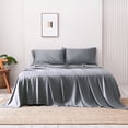 thumbnail image 1 of Twin XL Cooling Bed Sheets Set, 100% Viscose Derived from Bamboo, Silky Soft, Breathable, 1 of 8