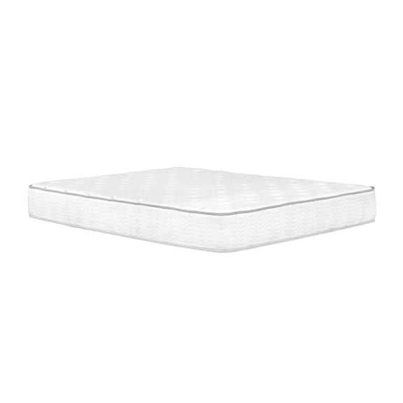 Twin XL Mattress 9 Inch Pocketed Coil Bed in a Box - Medium Firm Comfort - White