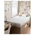 thumbnail image 1 of Twin XL Mattress Topper, Memory Foam Twin Extra Long for Dorm - Cooling Bamboo Cover & Straps - 2 Layer Firmness, Certified, 1 of 6