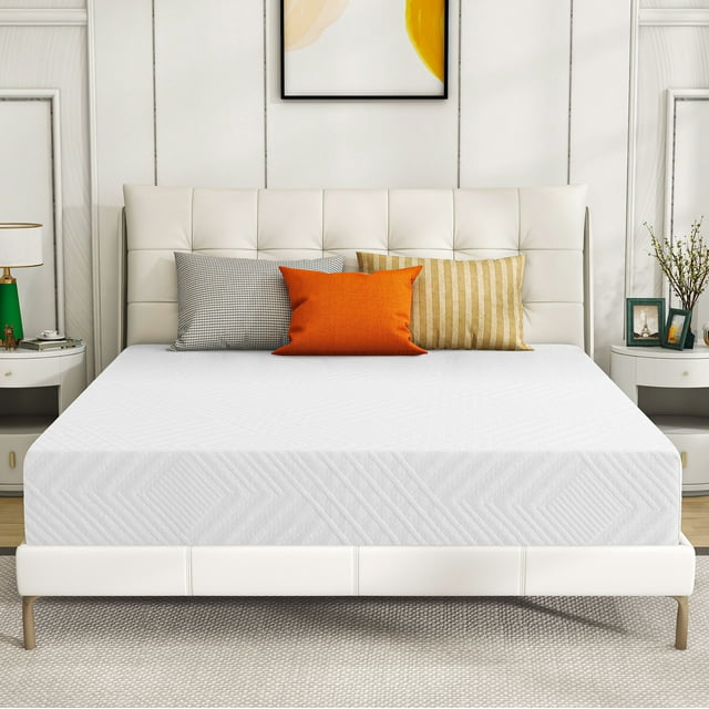 Twin XL Memory Foam Mattress,8 inch Mattress with Breathable Bamboo