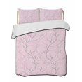 thumbnail image 1 of Twin XL Quilt Bedding Set, Pink Branches Reversible Summer Quilt 3 Pieces, Vintage Art Farmhouse Lightweight Bedspreads Coverlets with 2 Pillow Shams for All Seasons, 1 of 5
