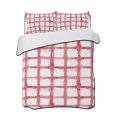 thumbnail image 1 of Twin XL Quilt Bedding Set, Red Buffalo Plaid Reversible Summer Quilt 3 Pieces, Farmhouse Check Stripes Retro Geometric Lightweight Bedspreads Coverlets with 2 Pillow Shams for All Seasons, 1 of 5