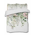 thumbnail image 1 of Twin XL Quilt Bedding Set, Sage Green Eucalyptus Reversible Summer Quilt 3 Pieces, Summer Spring Weeping Leaves Botanical Lightweight Bedspreads Coverlets with 2 Pillow Shams for All Seasons, 1 of 5
