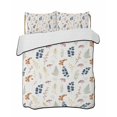 thumbnail image 1 of Twin XL Quilt Bedding Set, Spring Floral Reversible Summer Quilt 3 Pieces, Berry Farmhouse Flowers Elegant Lightweight Bedspreads Coverlets with 2 Pillow Shams for All Seasons, 1 of 5