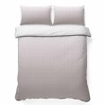 thumbnail image 1 of Twin XL Quilt Set 68''x98'', Beige Ombre Lightweight Summer Bedspread Coverlet Set with 2 Pillow Shams, White Gradient Modern Abstract Art Breathable All Season Quilt Bedding for Dorm/Guest Room, 1 of 9