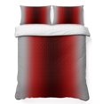 thumbnail image 1 of Twin XL Quilt Set 68''x98'', Dark Red Grey Black Ombre Lightweight Bedspread Coverlet Set with 2 Pillow Shams, Farmhouse Gradient Minimalist Breathable All Season Quilt Bedding for Dorm/Guest Room, 1 of 9