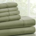 thumbnail image 1 of Twin XL Sage 4 PCS Soft Wrinkle Resistant Microfiber Polyester Sheet Set, 1 of 1