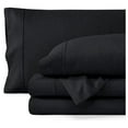 thumbnail image 1 of Twin XL Sheet Set - 1800 Ultra-Soft Microfiber Twin Extra Long Sheets - Double Brushed - Deep Pockets - Easy Fit - Soft - 3 Piece Set - Bed Sheets (Twin XL, Heathered Black), 1 of 8