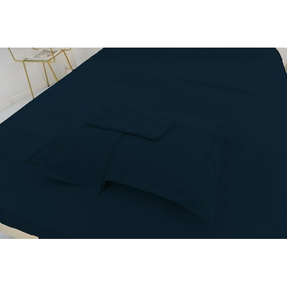 Twin XL Size Bamboo Derived Rayon Bed Sheet Set - Softer than Cotton Sheets Twin Size - Wrinkle Free - 16" Deep Pockets - 3 Piece - 1 Fitted Sheet, 1 Flat, 1 Pillowcases Twin XL Cobalt Blue