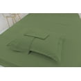 thumbnail image 1 of Twin XL Size Bamboo Derived Rayon Bed Sheet Set - Softer than Cotton Sheets Twin Size - Wrinkle Free - 16" Deep Pockets - 3 Piece - 1 Fitted Sheet, 1 Flat, 1 Pillowcases Twin XL Sage Green, 1 of 5