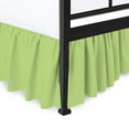 thumbnail image 1 of Twin-XL Size Bed Skirt with Split Corners - 12 Inch Drop Smooth & Soft Ruffle Bed Frame Cover (Twin-XL 39 x 80) Wrinkle & Fade Resistant, 100% Brushed Microfiber - Sage Solid., 1 of 4