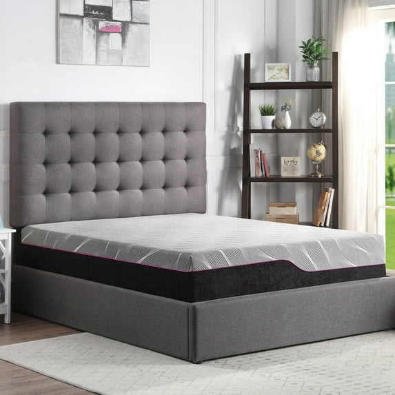 Twin XL Size - Copper Infused Air Foam - Bedroom Setup - Motion Transfer Reduction