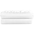 thumbnail image 1 of Twin-XL Size Fitted Sheet 1 Piece - 400 Thread Count - 100% Egyptian Cotton - 18" Deep Pocket Fully Elastic Sheet - White Solid., 1 of 4