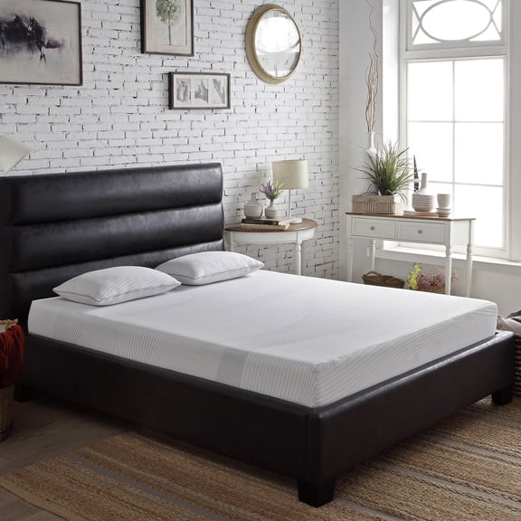 Twin Xl 8" Memory Foam Mattress With Copper Infusion - Responds To Body Weight And Curves High For Cooling Stable