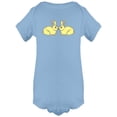 thumbnail image 1 of Twin Yellow Rabbits Bodysuit Infant -Image by Shutterstock,  24 Months, 1 of 2