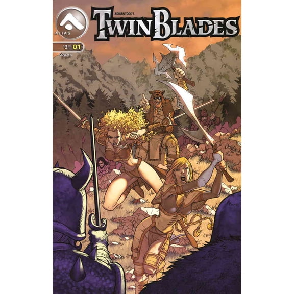 TwinBlades: The Killing Words #1A VF ; Alias Comic Book
