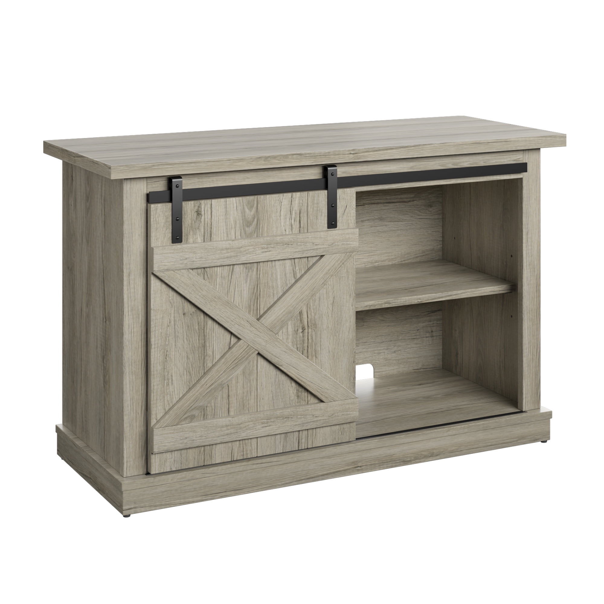 Twinstar Home Sliding Barn Door Farmhouse Tv Stand for Tv