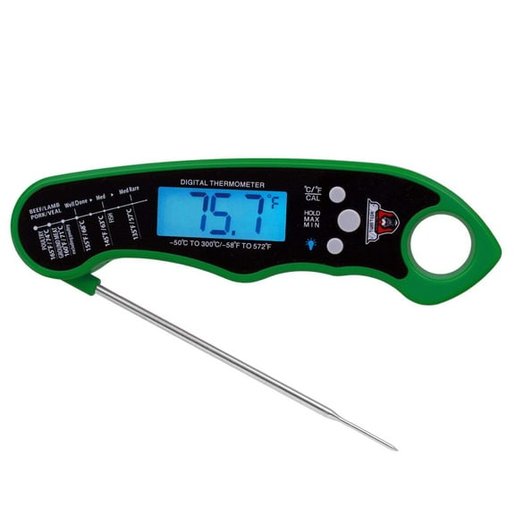 TwinTech Digital Meat Thermometer | Battery-Powered Wireless Temp Probe for Grilling and Smoking | Waterproof Cooking Tool for Steak, Poultry, and BBQ | Accurate Temperature Control - Sublime