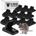 thumbnail image 1 of TwinTech Stainless Steel Mechanical Large Mouse Trap for Indoor & Outdoor Rodents - Reusable Waterproof Rodent Trap with Safe Snap & Finger Protection - 5.5" x 3" x 3", 12 Count, 1 of 8