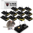 thumbnail image 1 of Large Rat Trap – Heavy Duty, Extra Strong, Reusable Snap Trap, 12 Pack, for Home, Garage, Attic – TwinTech, 1 of 7