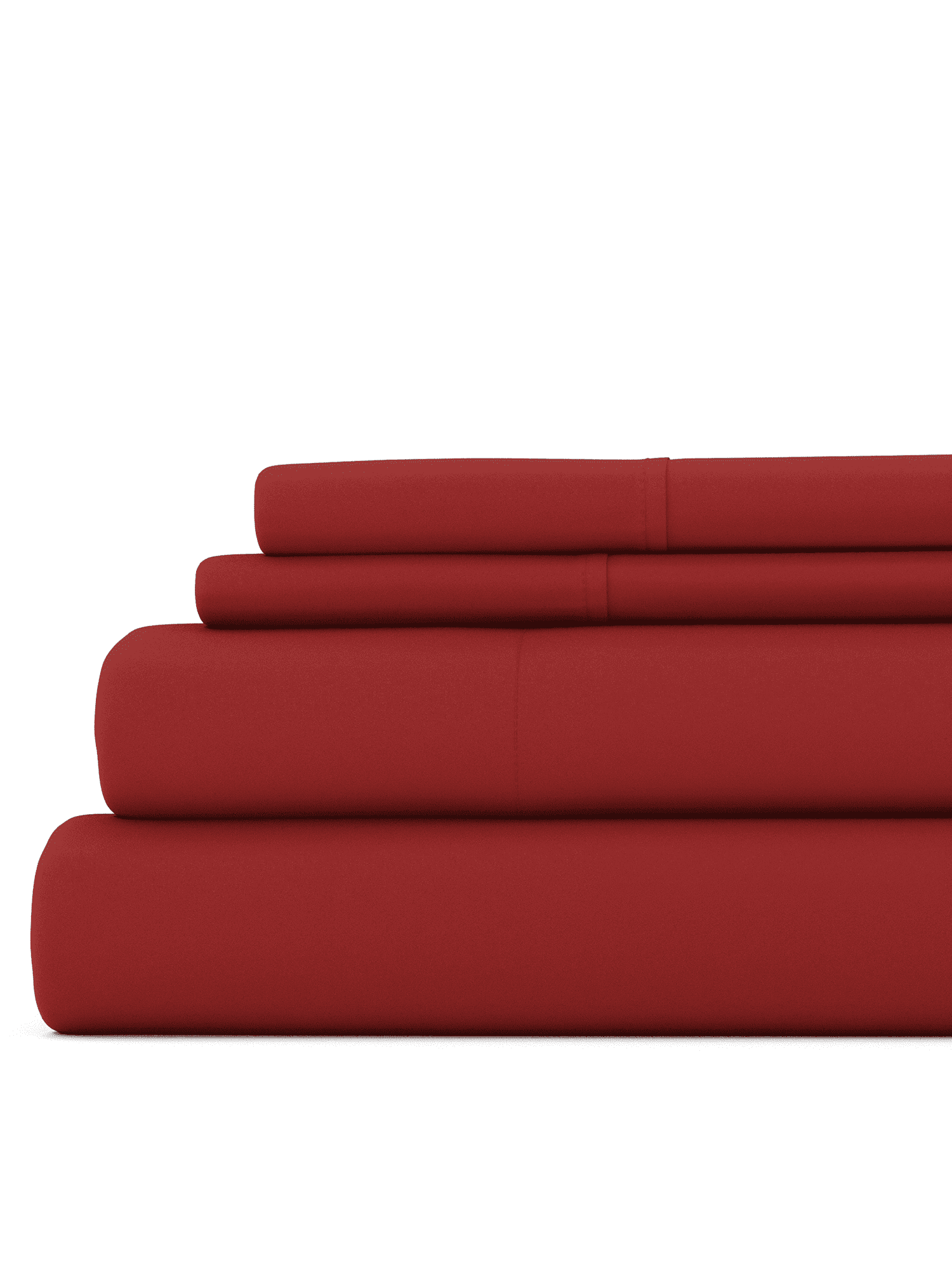 Burgundy Twin XL Deep Pocket Microfiber Sheet Set