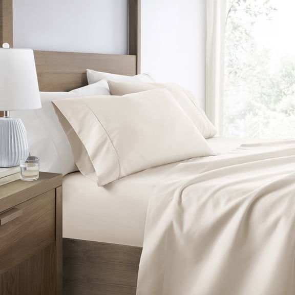 Comfort Canopy 3-Piece Sheet Set - Ultra Soft Deep Pocket, Twin-XL, Ivory