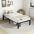 thumbnail image 1 of TwinXL Size Platform , 14 Inch Heavy Duty Metal Bed Frame with Under Bed Storage Space, 1 of 6