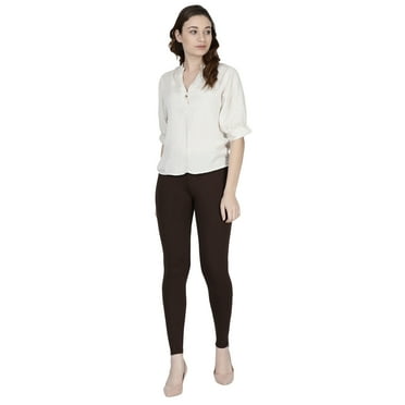 Twinbirds DarkChocolate Women Ankle Legging/Active Legging